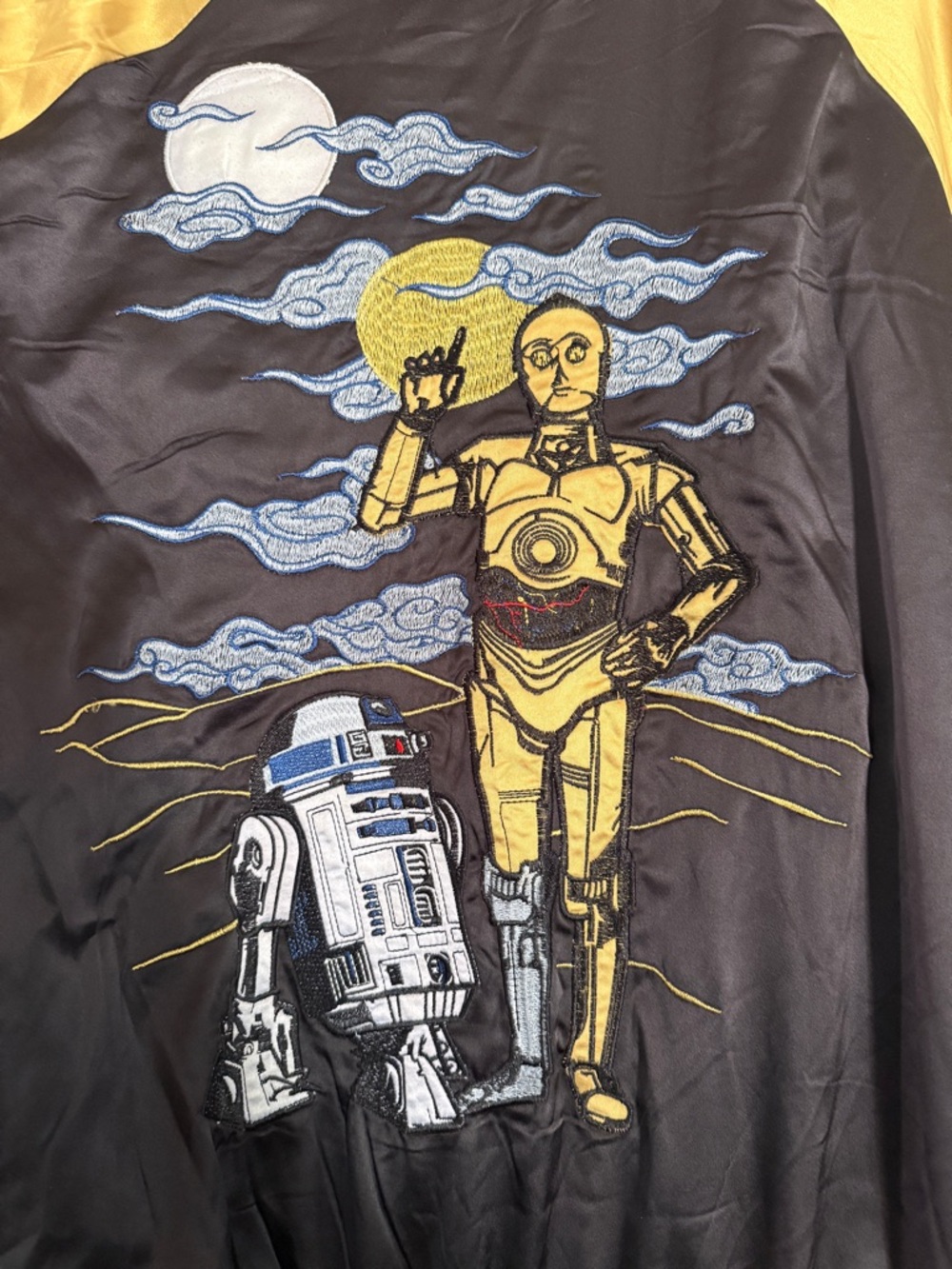 Star Wars Her Universe 40th Anniversary Satin Bomber Embroidered Jacket - Large - Picture 3 of 12